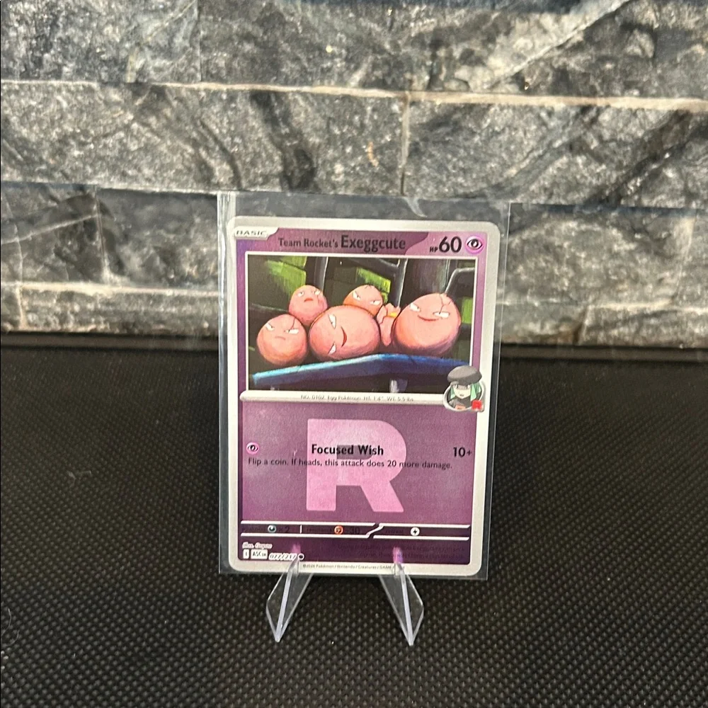 Pokemon Exeggcute 077/217 Reverse Holo Card from Ascended Heroes Set M/NM